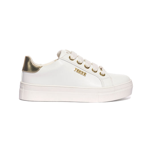 FERRE' FB411 WHITE GOLD Sneakers Bambina 