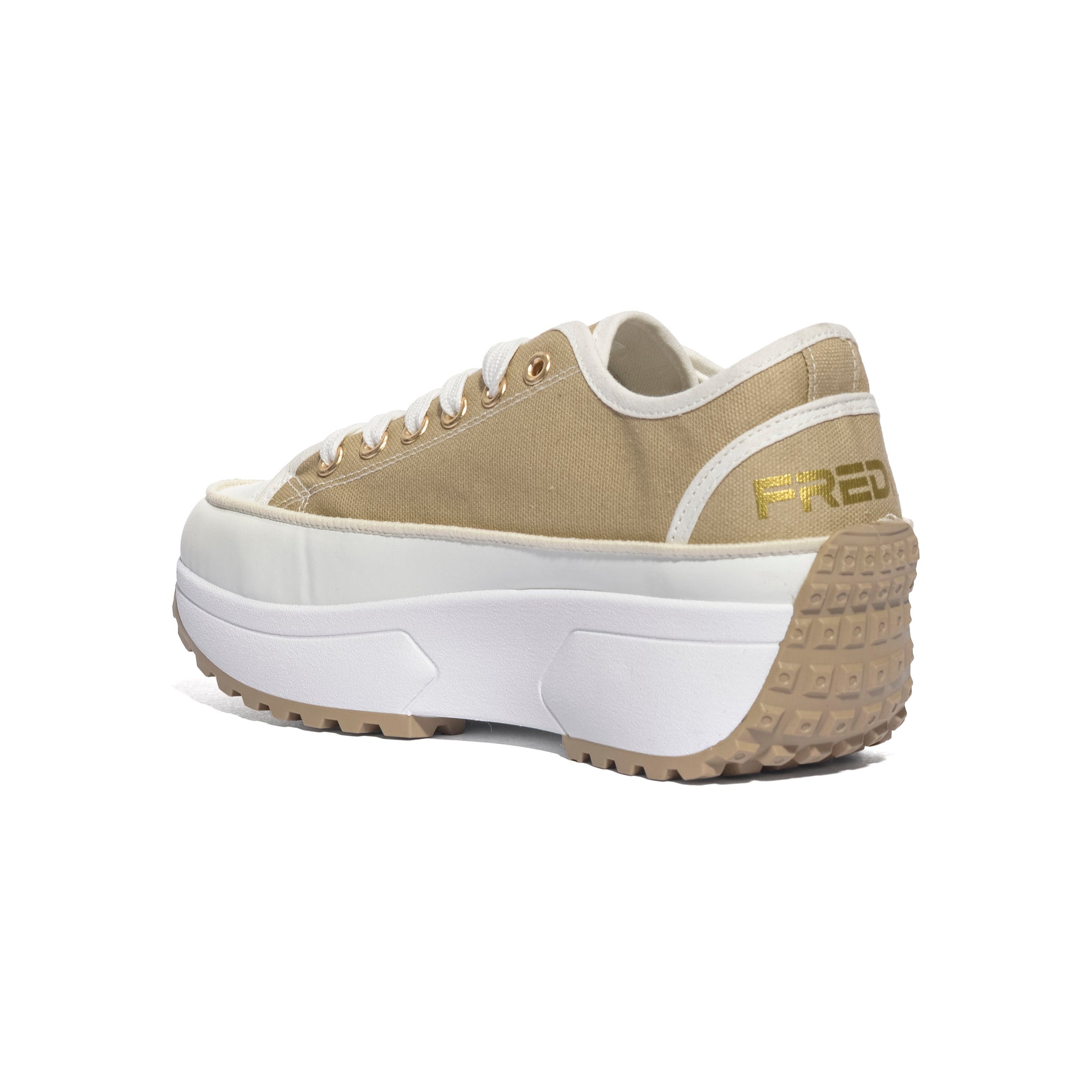 FREDDY FY7585 BEIGE WHITE Sneakers Donna 