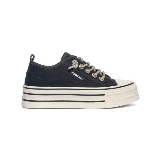 FREDDY FY7681 BLACK Sneakers Donna 