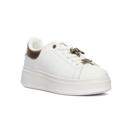 FREDDY FY7717 WHITE BRONZO Sneakers Donna 