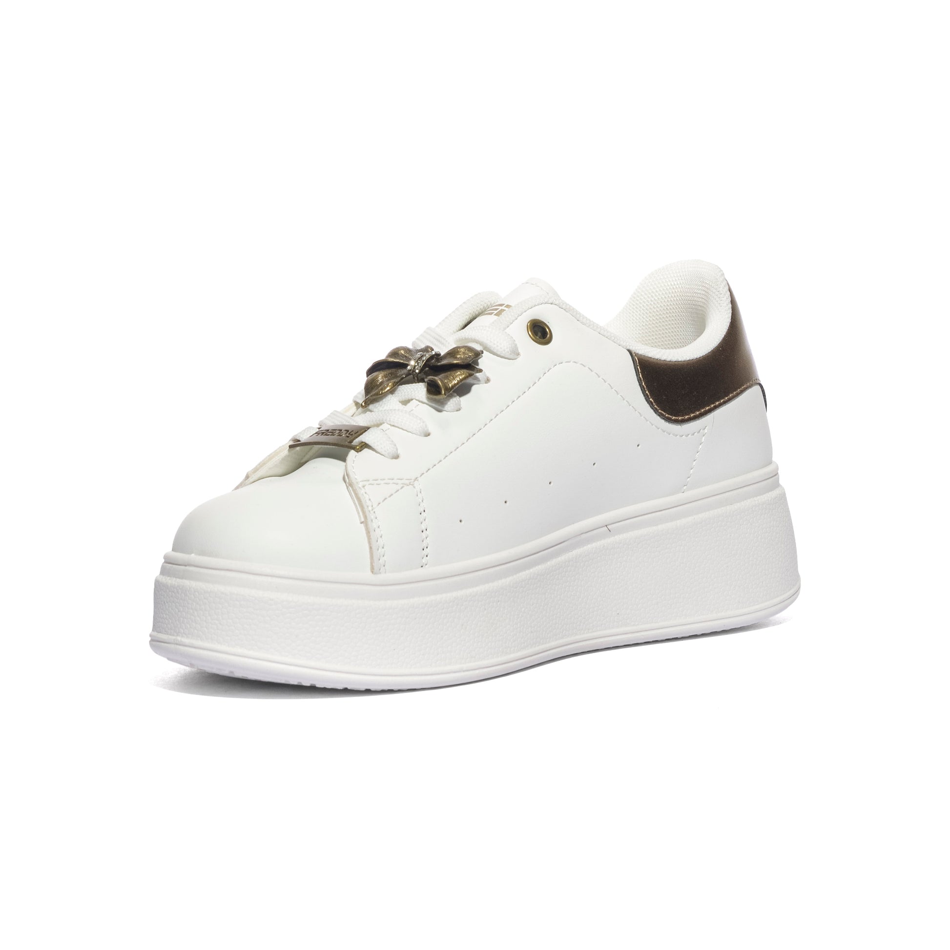 FREDDY FY7717 WHITE BRONZO Sneakers Donna 