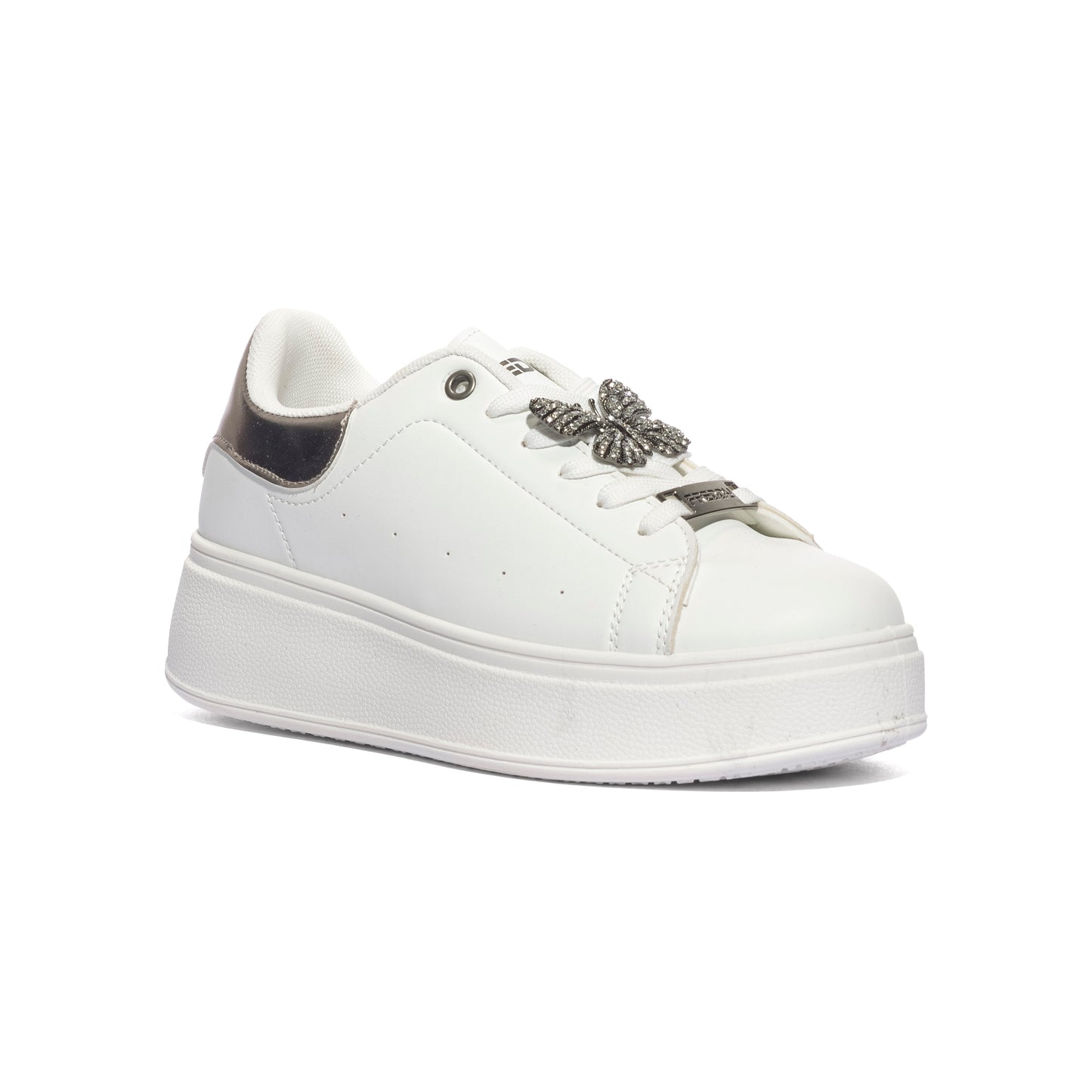 FREDDY FY7717 WHITE PEWTER Sneakers Donna 