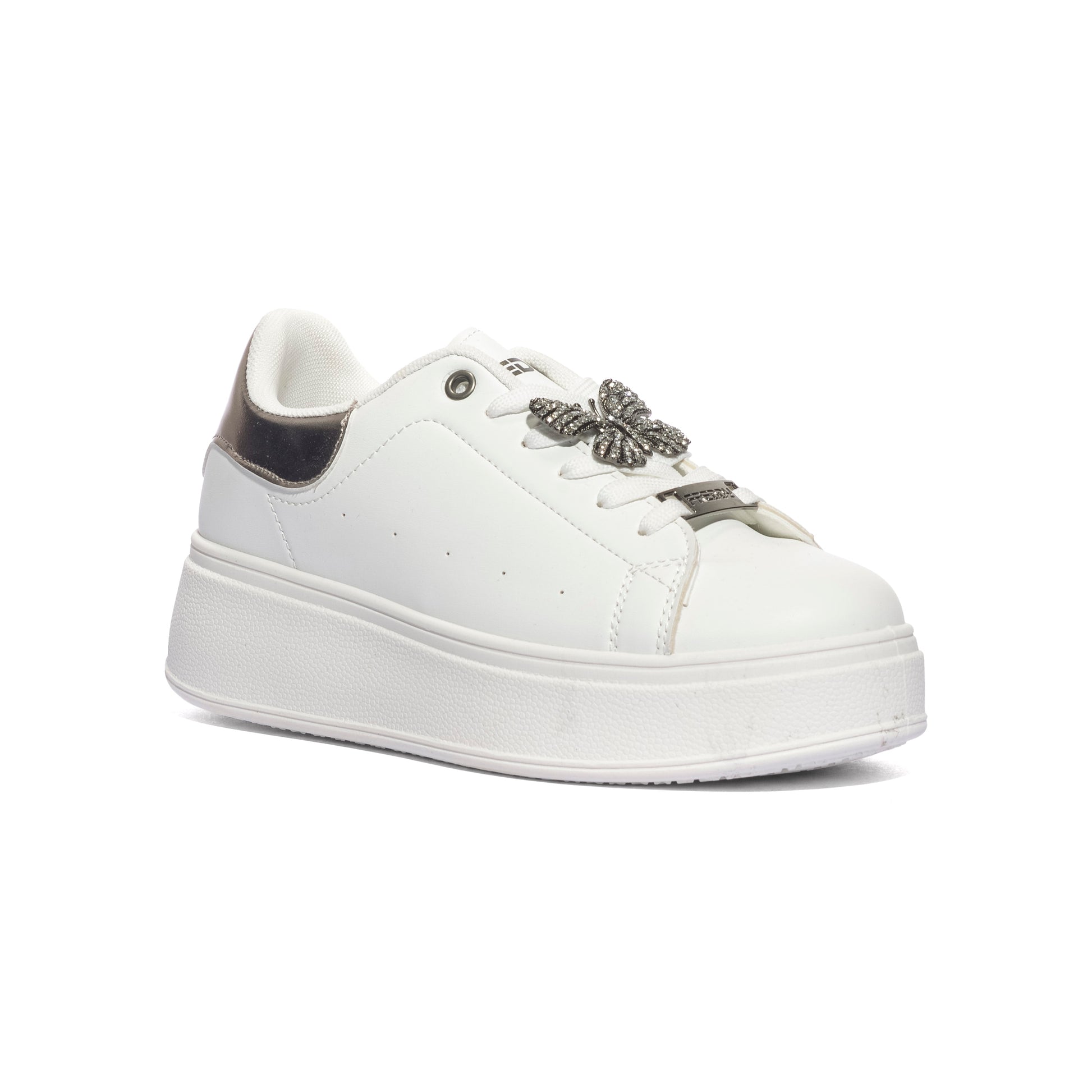 FREDDY FY7717 WHITE PEWTER Sneakers Donna 