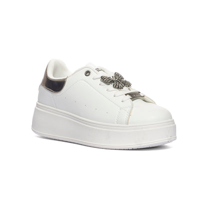 FREDDY FY7717 WHITE PEWTER Sneakers Donna 