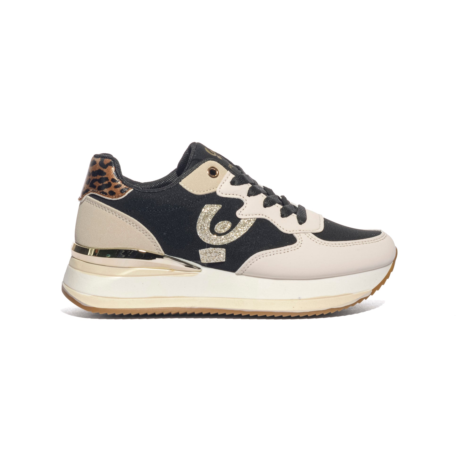 FREDDY FY7727 WHITE BLACK Sneakers Donna 