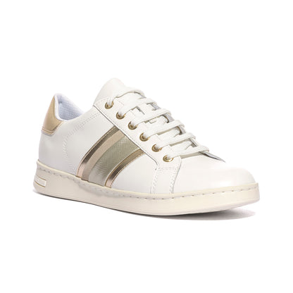 GEOX D361BE 085BN WHITE LT GOLD    C1327 Sneakers Donna 