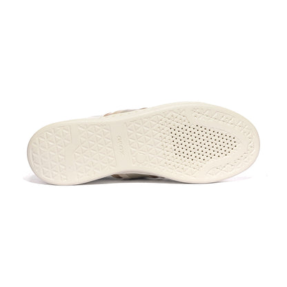 GEOX D361BE 085BN WHITE LT GOLD    C1327 Sneakers Donna 