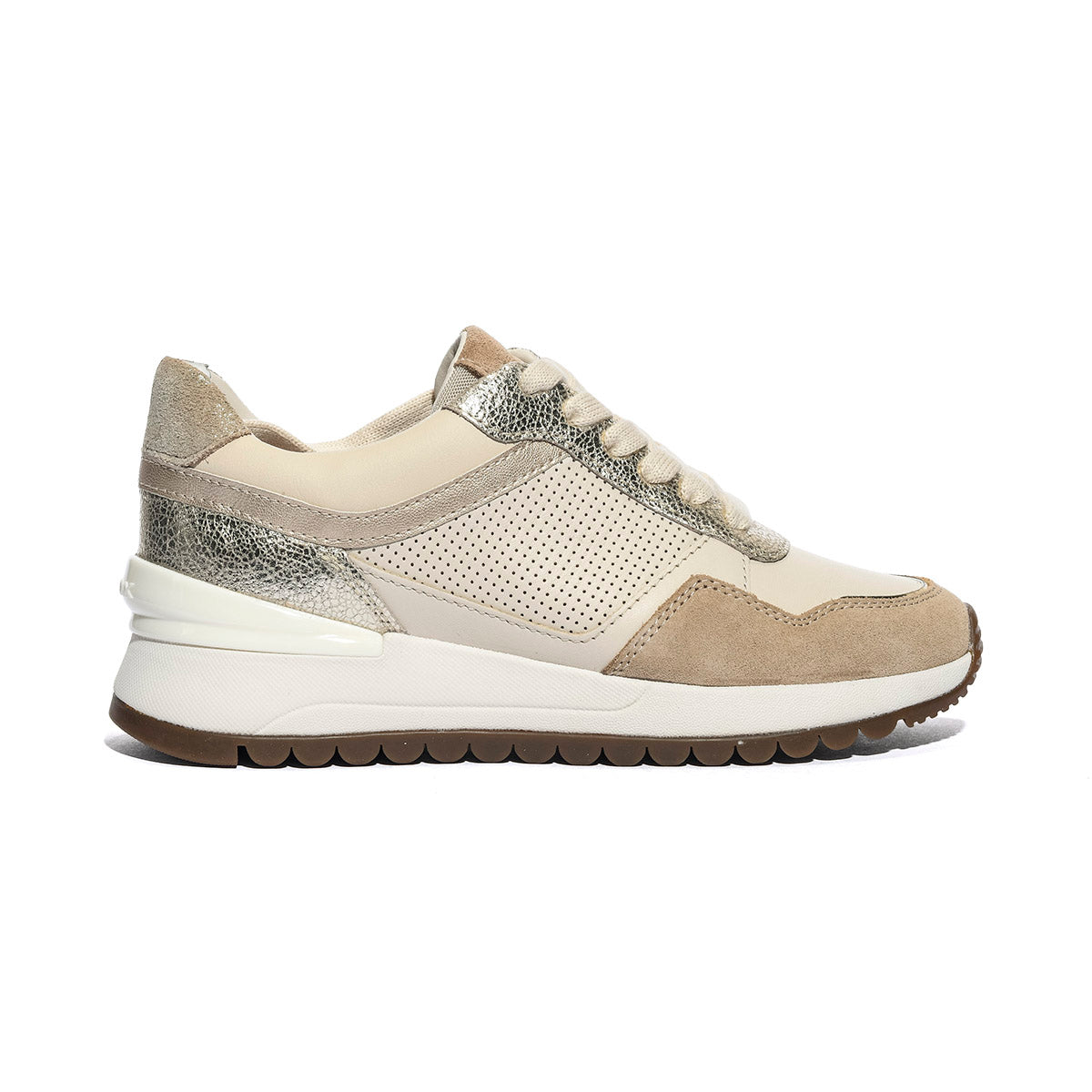 GEOX D6500A 085CF PAPYRUS LT GOLD  C1S2L Sneakers Donna 