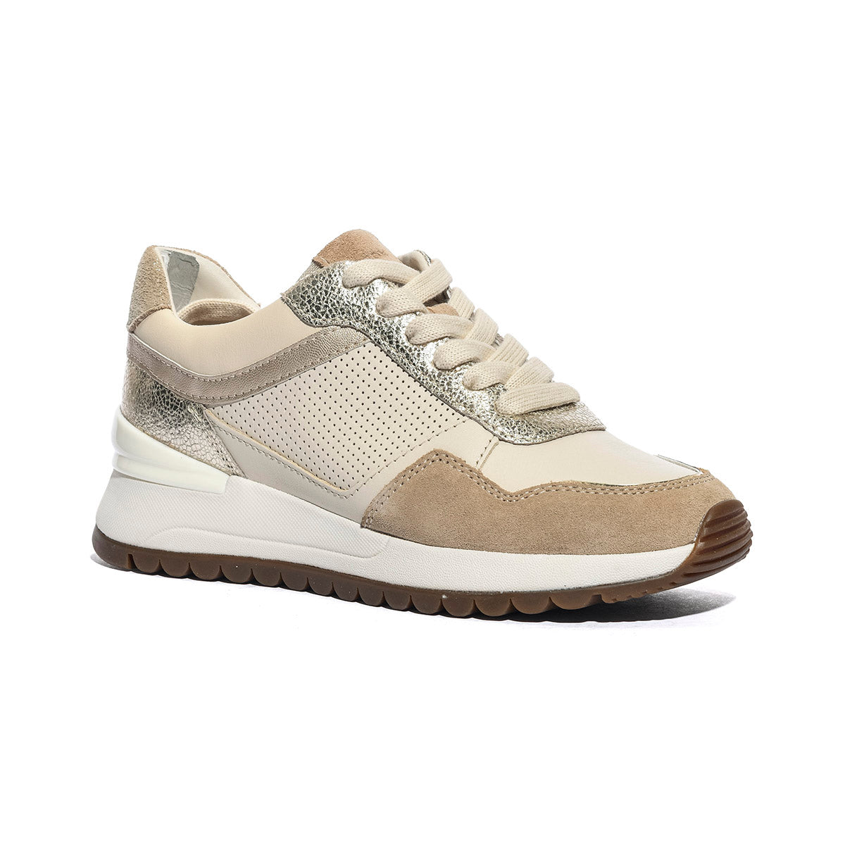 GEOX D6500A 085CF PAPYRUS LT GOLD  C1S2L Sneakers Donna 
