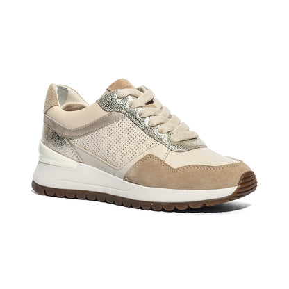 GEOX D6500A 085CF PAPYRUS LT GOLD  C1S2L Sneakers Donna 