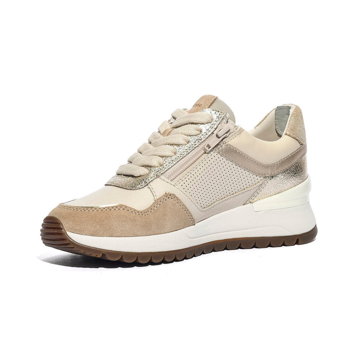 GEOX D6500A 085CF PAPYRUS LT GOLD  C1S2L Sneakers Donna 