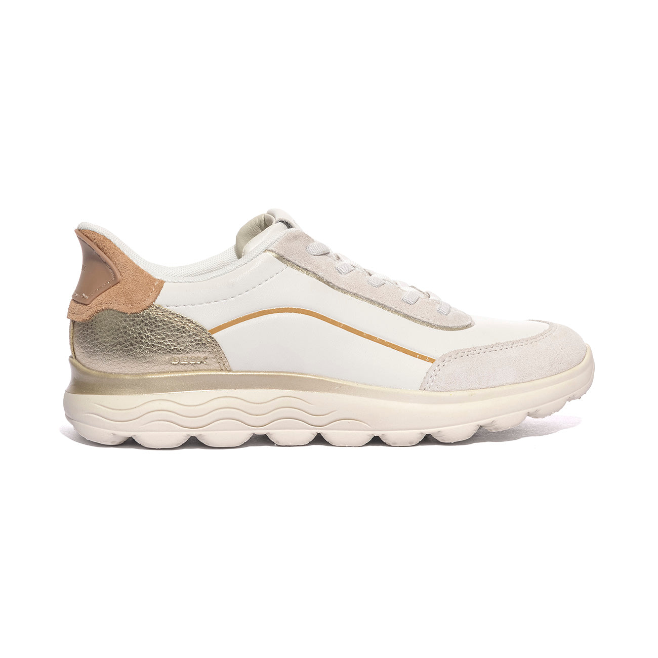 GEOX D657MA 09B22 WHITE OFF WHITE  C1352 Sneakers Donna 