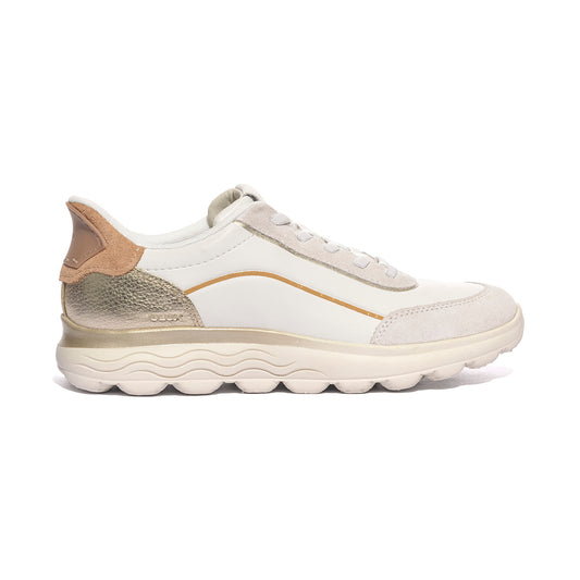 GEOX D657MA 09B22 WHITE OFF WHITE  C1352 Sneakers Donna 