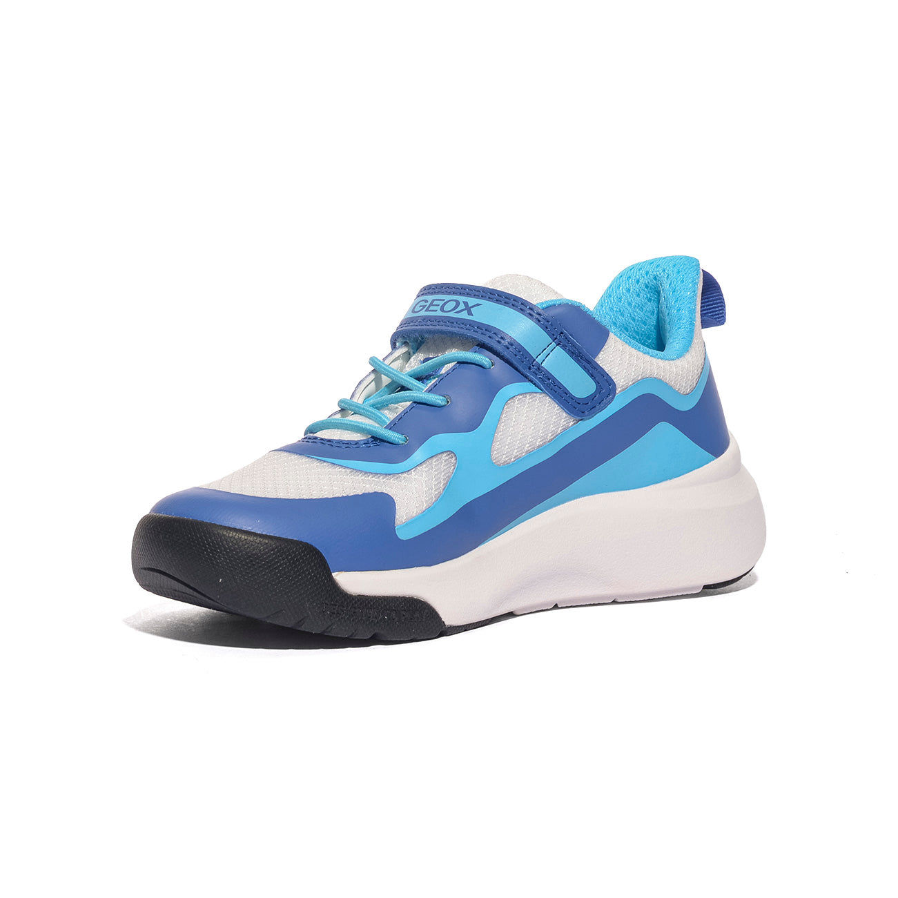 GEOX J65P7F 1454 WHITE AZURE   C1343 Sneakers Bambino 