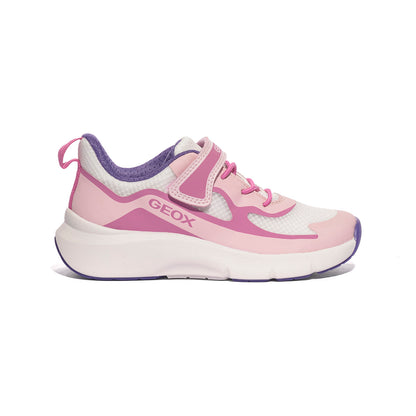 GEOX J65PAC 1454 PINK WHITE    C0550 Sneakers Bambina 