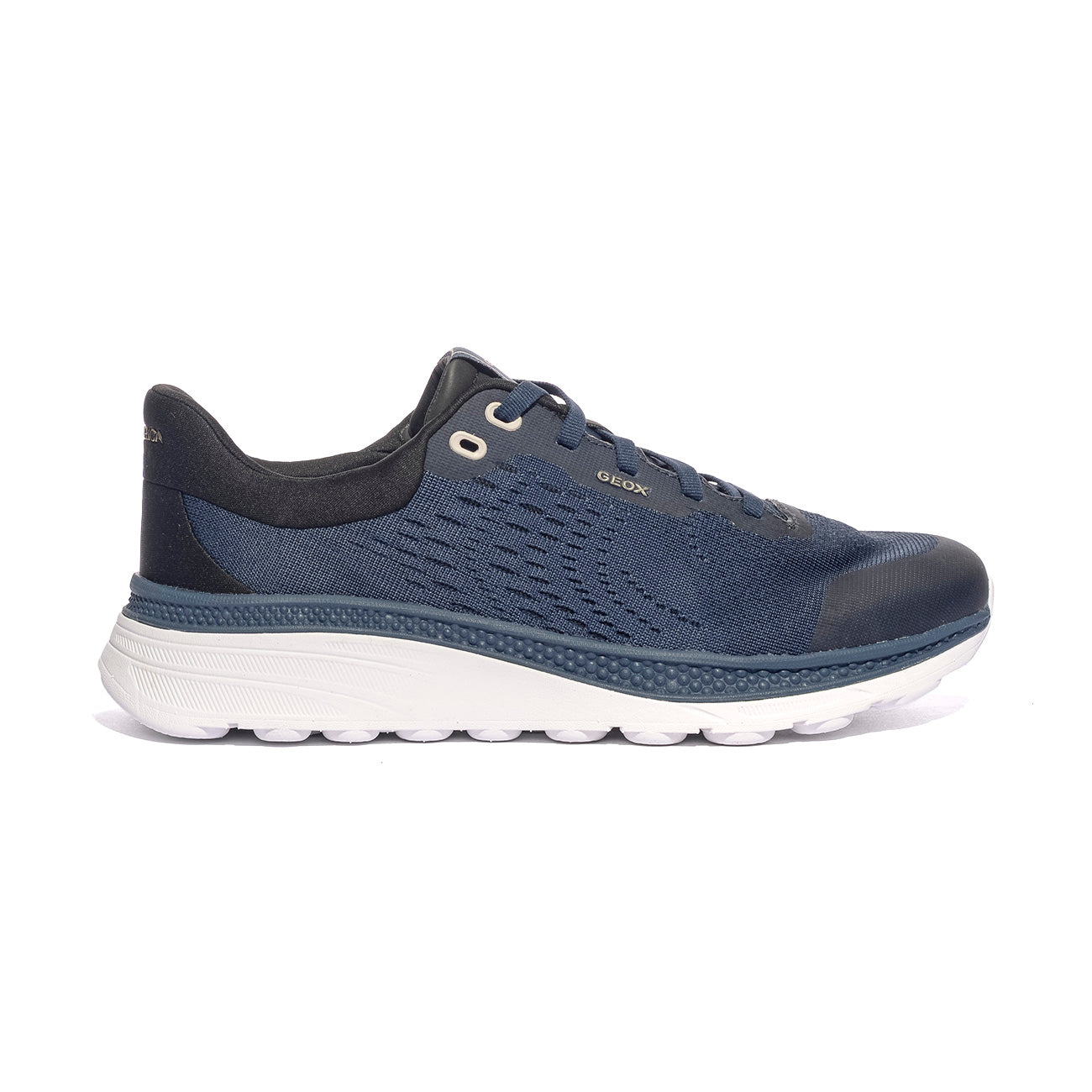 GEOX U65HUB 0006K DK AVIO BLACK    C4K9B Sneakers Uomo 