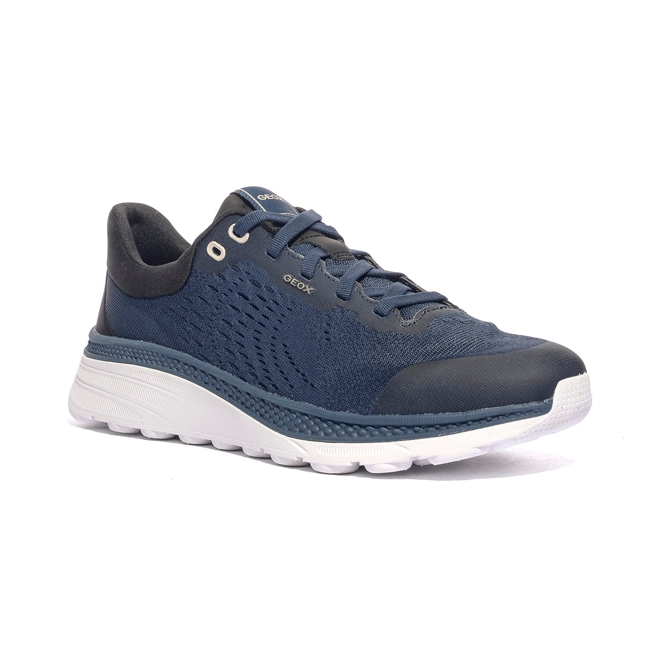 GEOX U65HUB 0006K DK AVIO BLACK    C4K9B Sneakers Uomo 