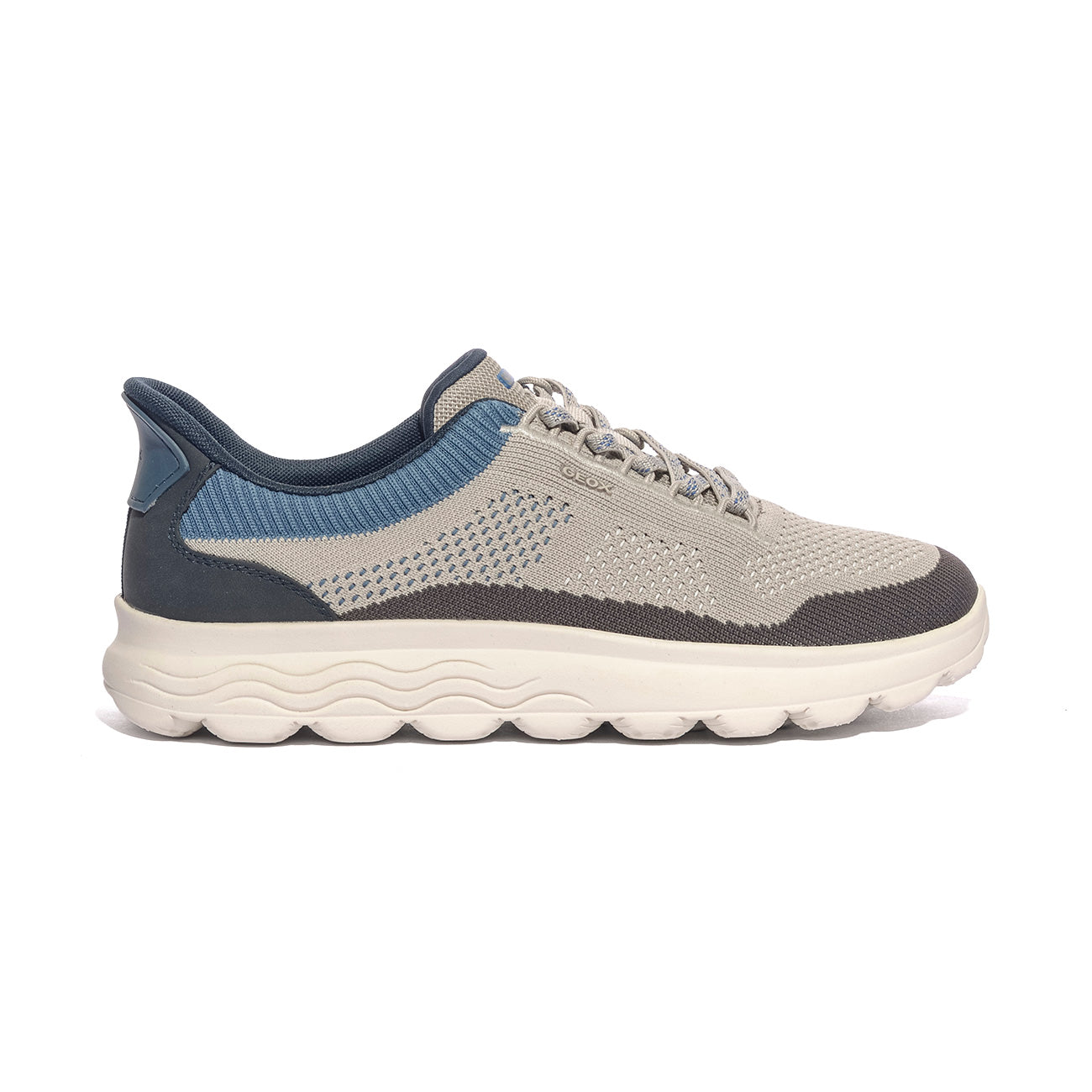 GEOX U65MPE 06KEK LT GREY NAVY  C1297 Sneakers Uomo 