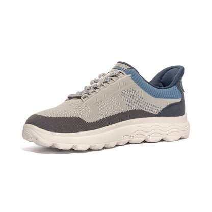 GEOX U65MPE 06KEK LT GREY NAVY  C1297 Sneakers Uomo 