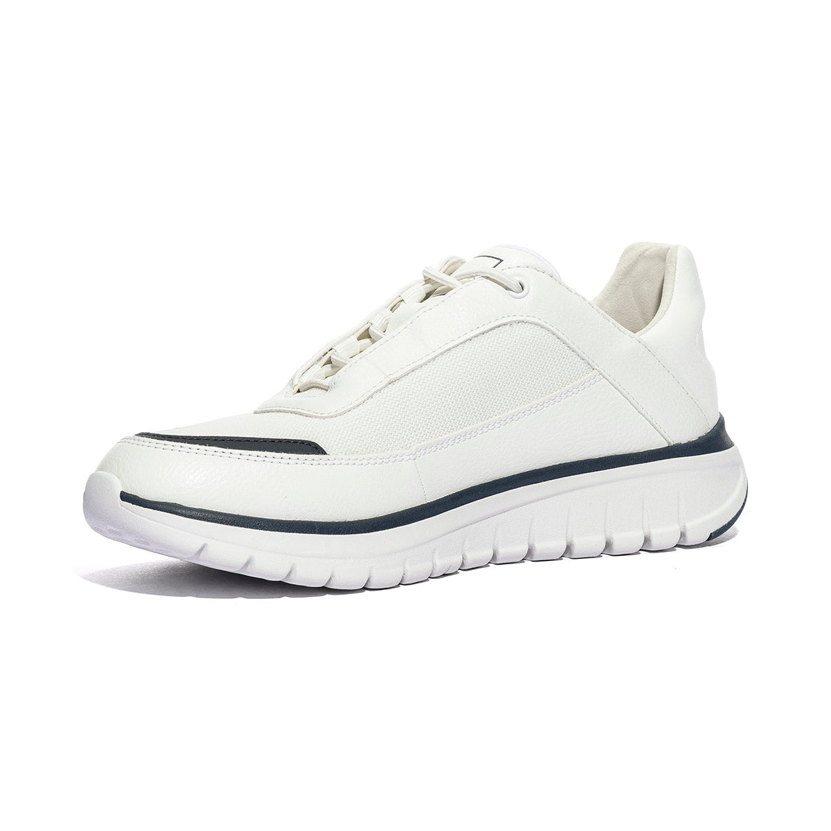 GEOX U65N4D 0BU11 WHITE DK NAVY    C1039 Sneakers Uomo 