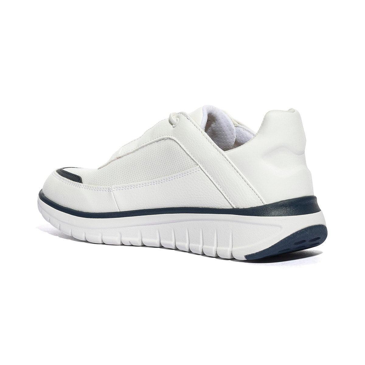 GEOX U65N4D 0BU11 WHITE DK NAVY    C1039 Sneakers Uomo 
