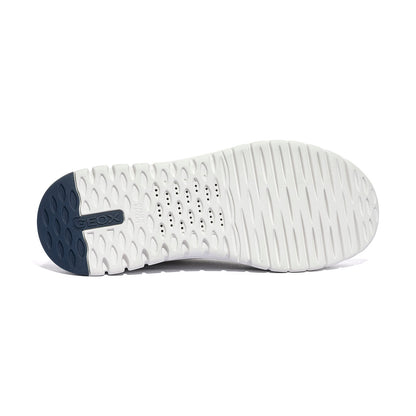 GEOX U65N4D 0BU11 WHITE DK NAVY    C1039 Sneakers Uomo 