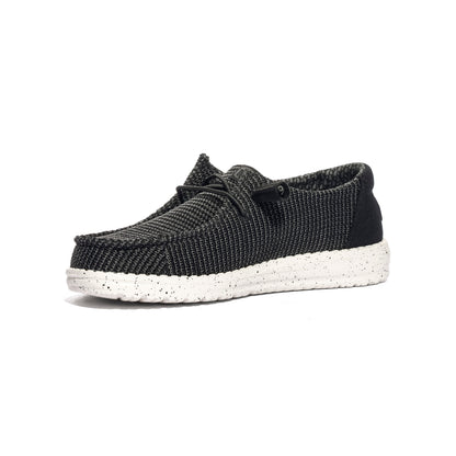 HEY DUDE HD.41878 Black White Slip-on Donna 