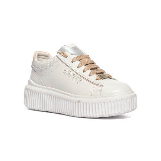JANET&JANET J-572 WHITE PINK Sneakers Donna 