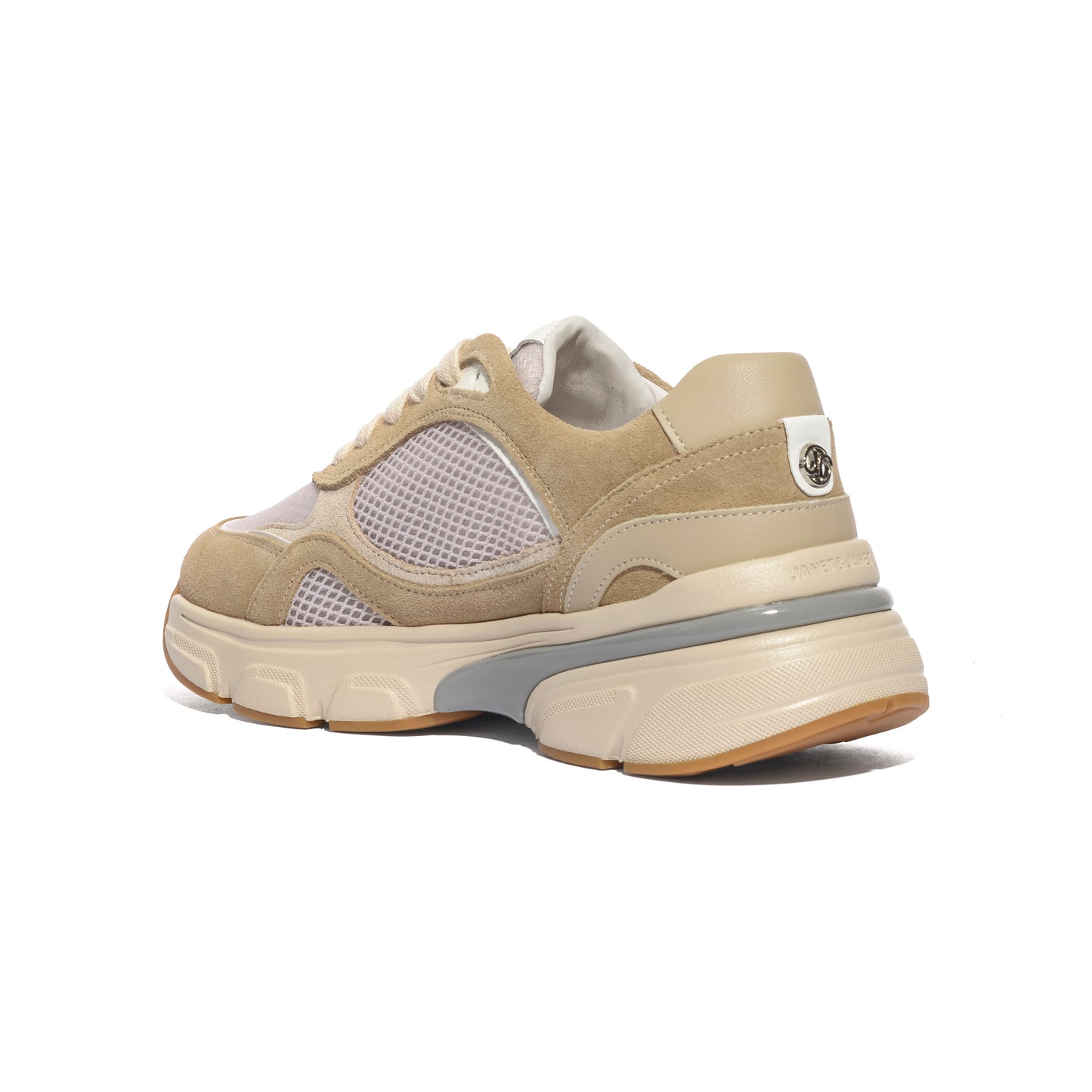 JANET&JANET J-612 BEIGE NUDE Sneakers Donna 