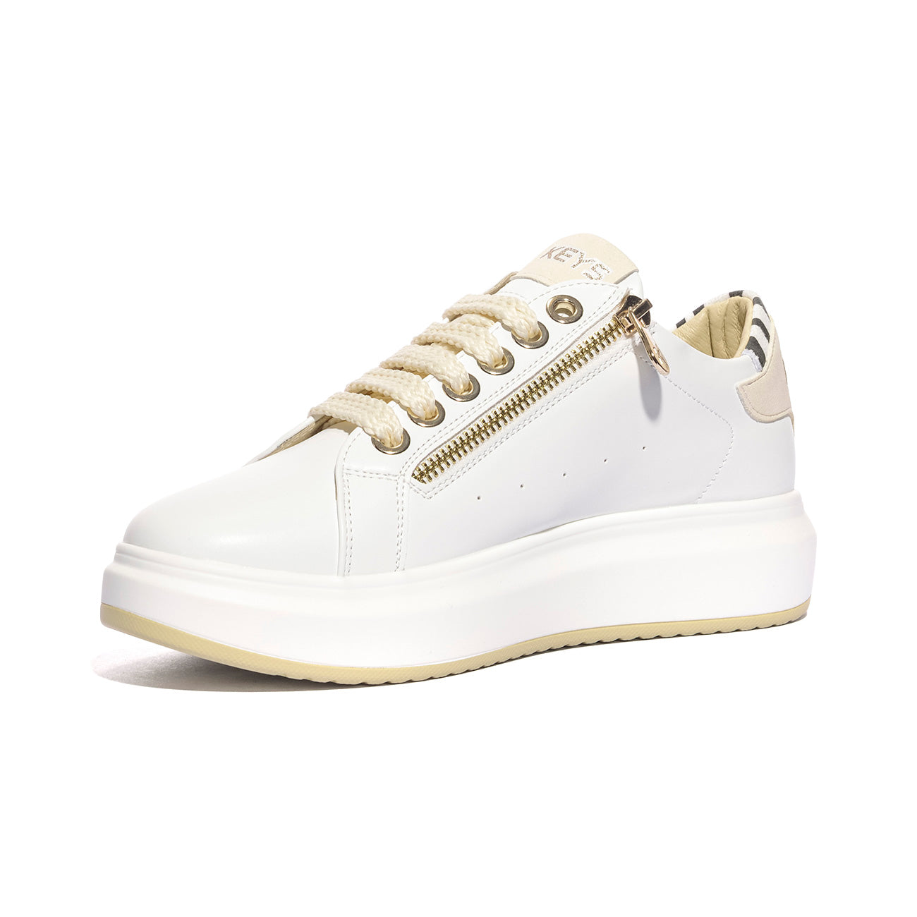 KEYS K11800 WHITE BEIGEWHITE BEIGE Sneakers Donna 