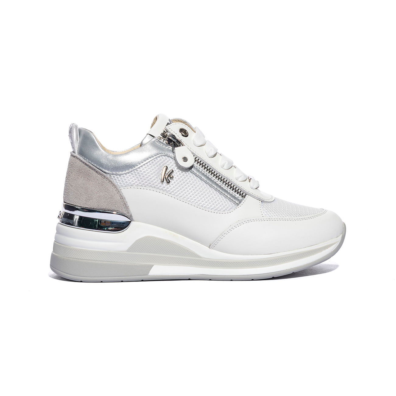 KEYS K11810 WHITE SILVERWHITE SILVER Sneakers Donna 