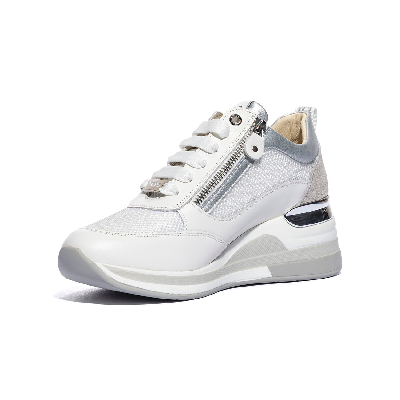 KEYS K11810 WHITE SILVERWHITE SILVER Sneakers Donna 