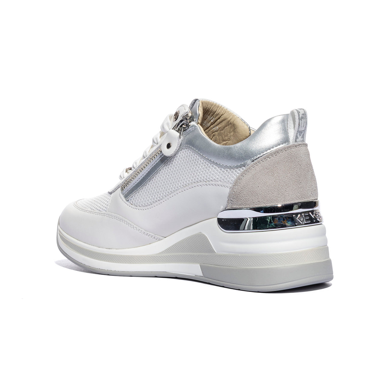 KEYS K11810 WHITE SILVERWHITE SILVER Sneakers Donna 