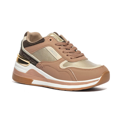 LANCETTI LNC-411 SAND BARLEY GOLD DK SAND Sneakers Donna 