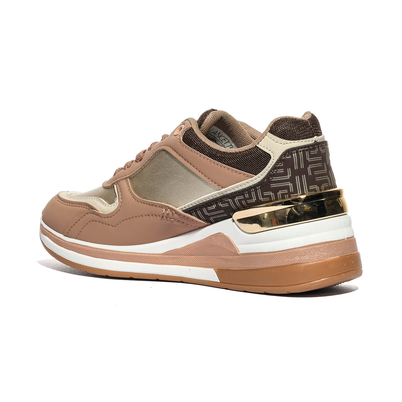 LANCETTI LNC-411 SAND BARLEY GOLD DK SAND Sneakers Donna 