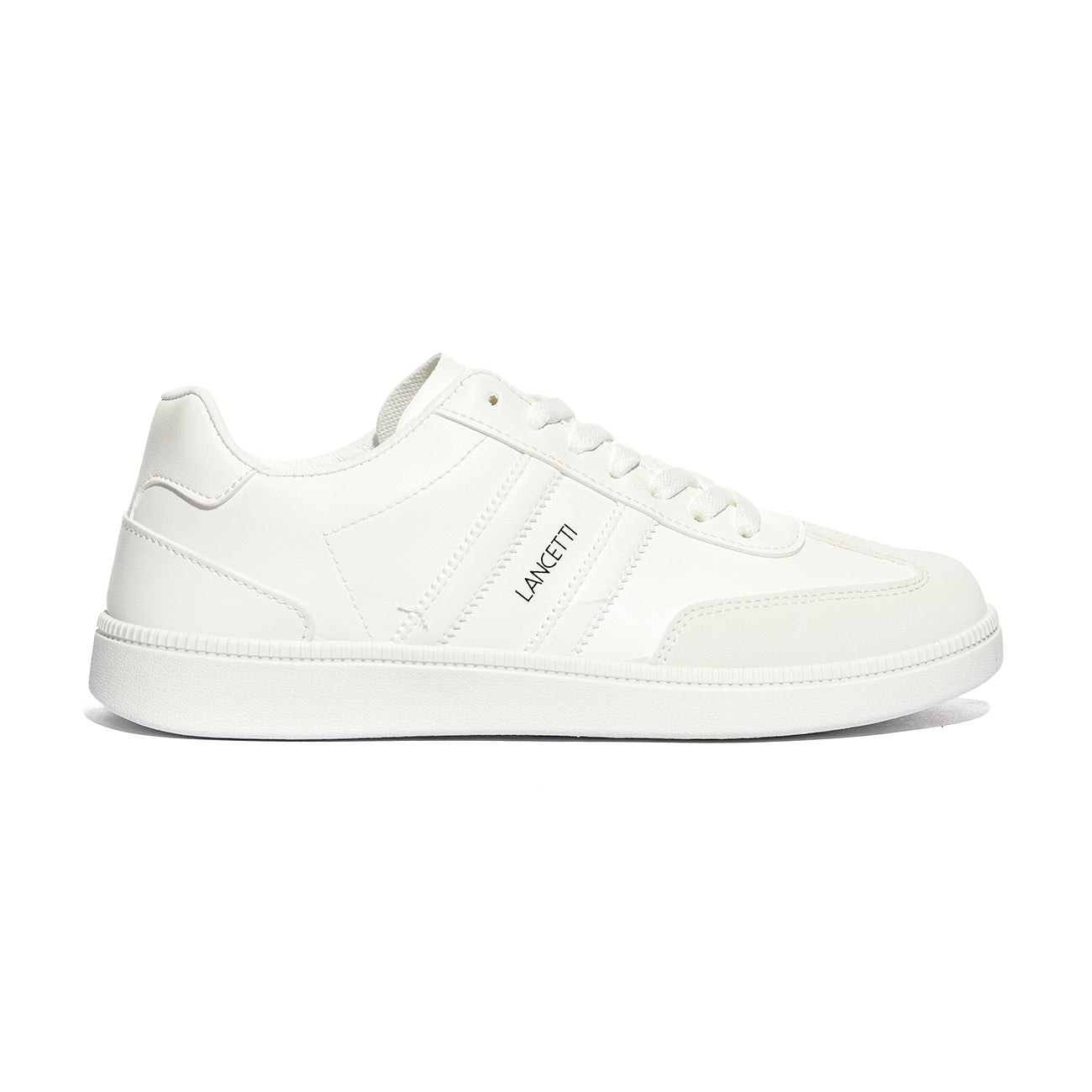 LANCETTI LNC870-3 ALL WHITE Sneakers Uomo 