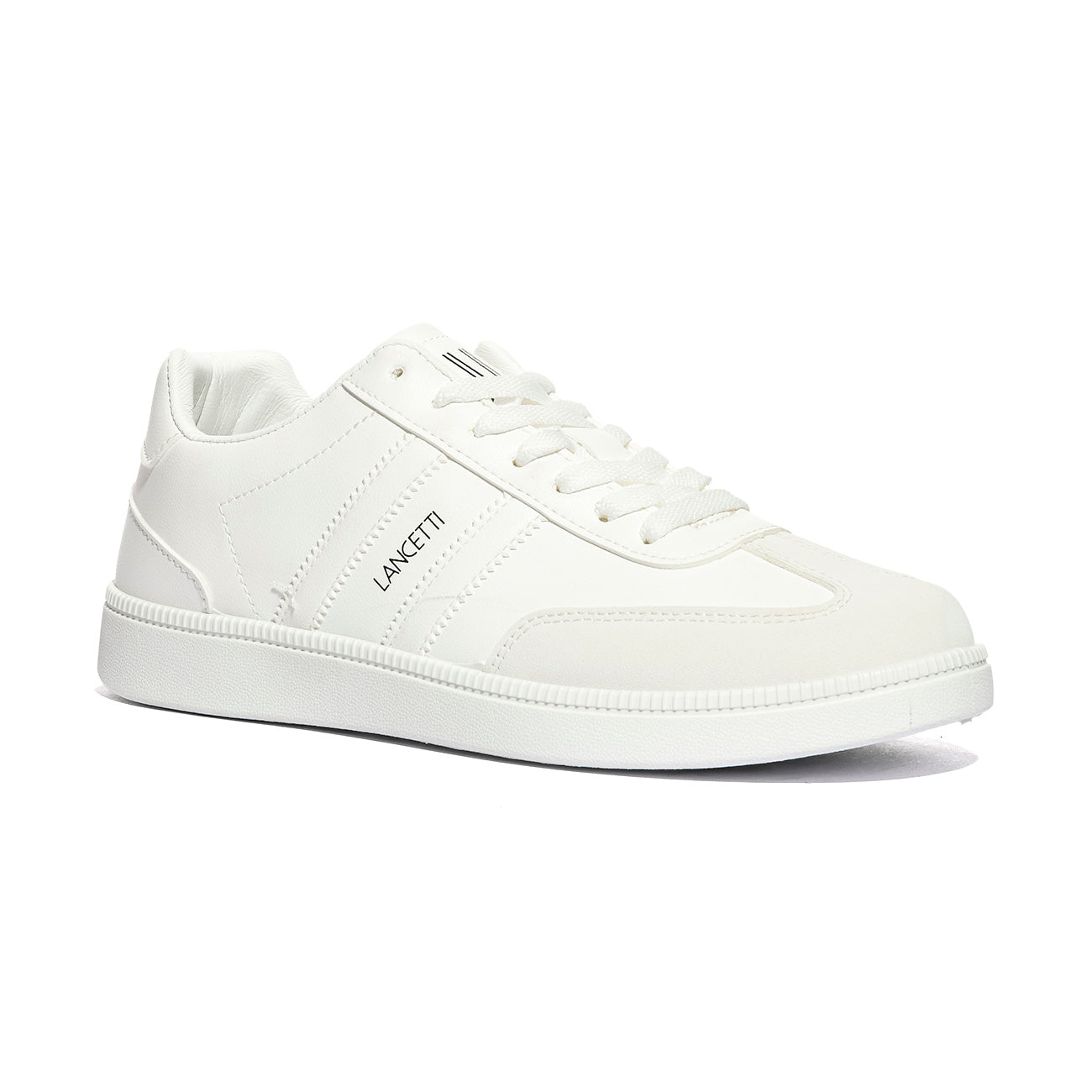 LANCETTI LNC870-3 ALL WHITE Sneakers Uomo 