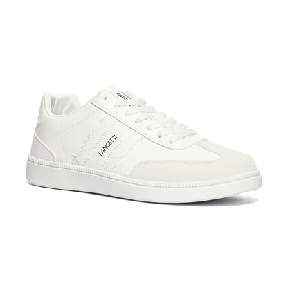 LANCETTI LNC870-3 ALL WHITE Sneakers Uomo 