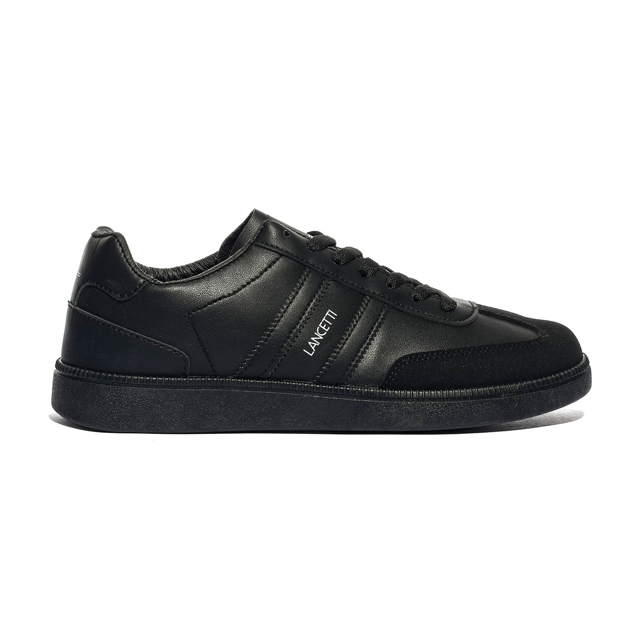 LANCETTI LNC870-4 ALL BLACK Sneakers Uomo 