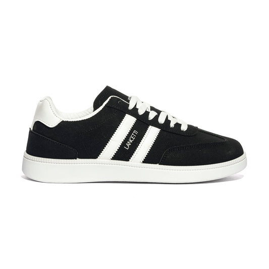 LANCETTI LNC871-1 BLACK WHITE Sneakers Uomo 