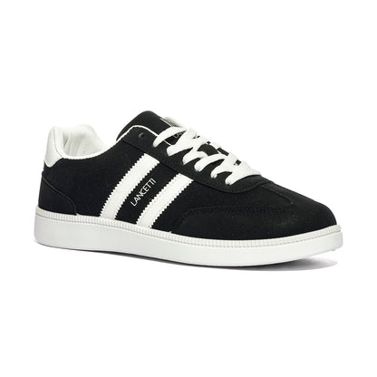 LANCETTI LNC871-1 BLACK WHITE Sneakers Uomo 