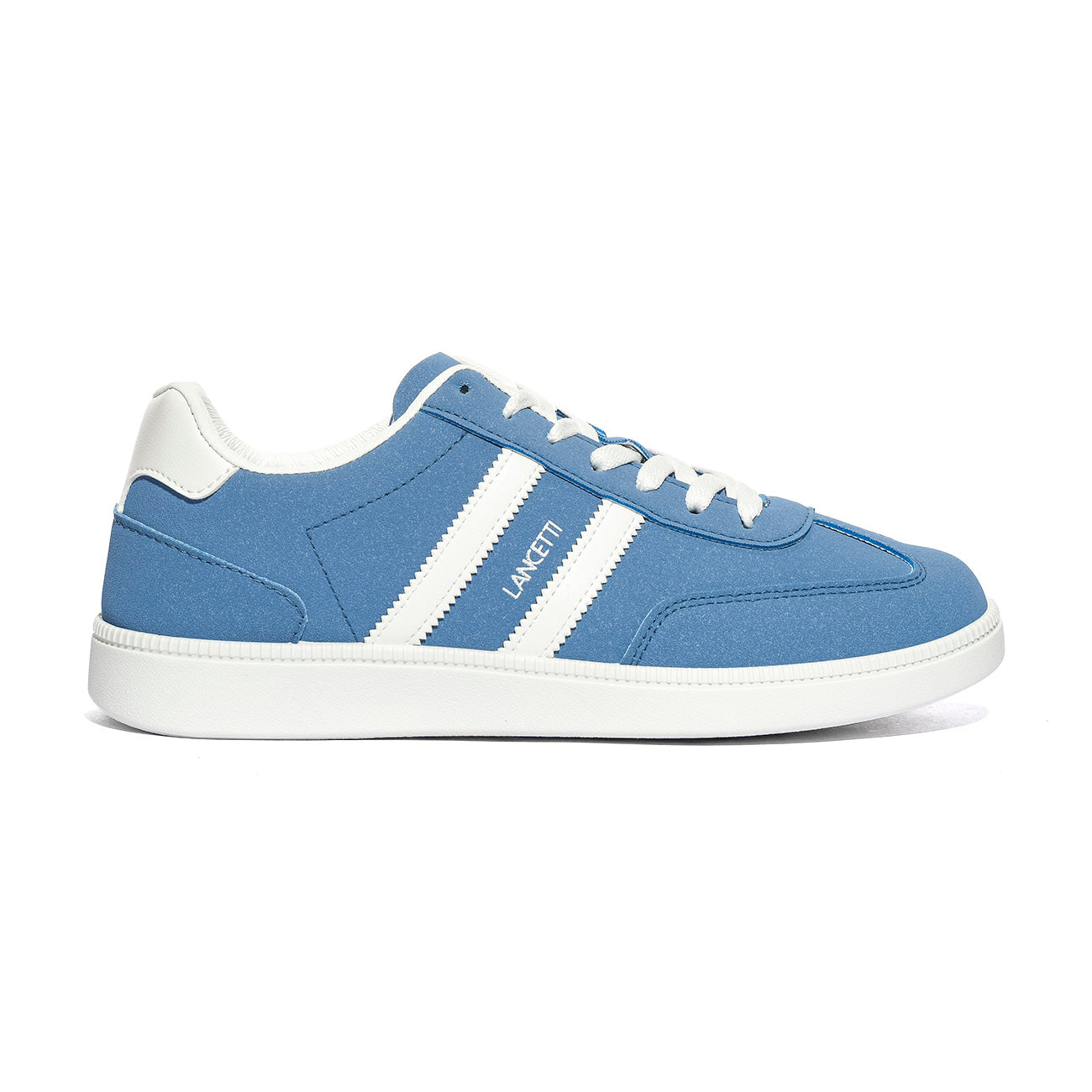 LANCETTI LNC871-3 BLUE WHITE Sneakers Uomo 