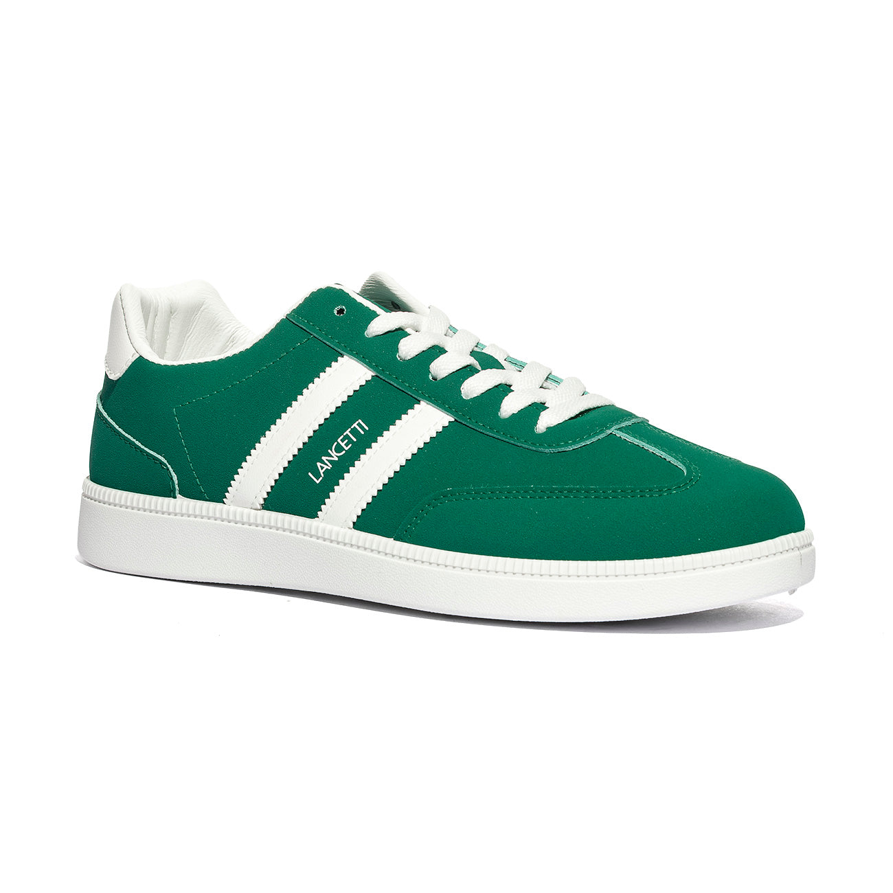 LANCETTI LNC871-4 GREEN WHITE Sneakers Uomo 