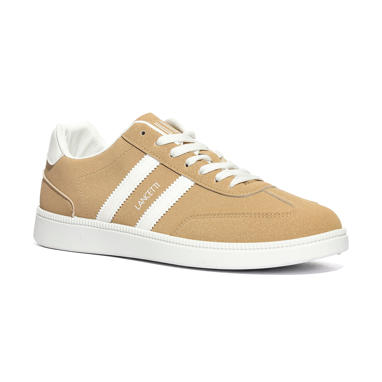 LANCETTI LNC871-5 SAND WHITE Sneakers Uomo 