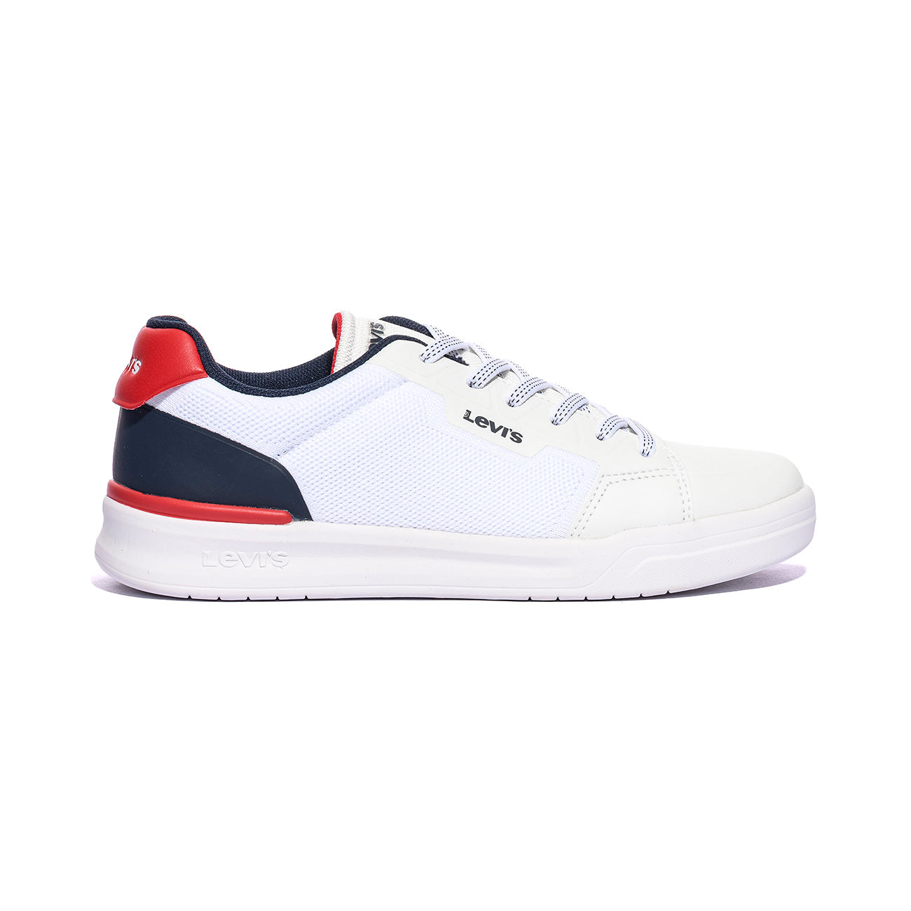 LEVI'S VDUT0004T WHITE NAVY RED Sneakers Bambino 