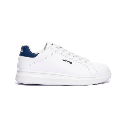 LEVI'S VELL0082S WHITE BLUE Sneakers Bambino 