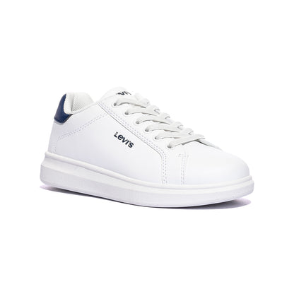 LEVI'S VELL0082S WHITE BLUE Sneakers Bambino 