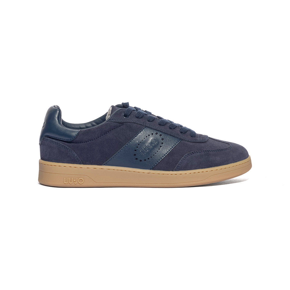 LIUJO 7B6015PX31000009 SUEDE CALF LEATH BLUE Sneakers Uomo 