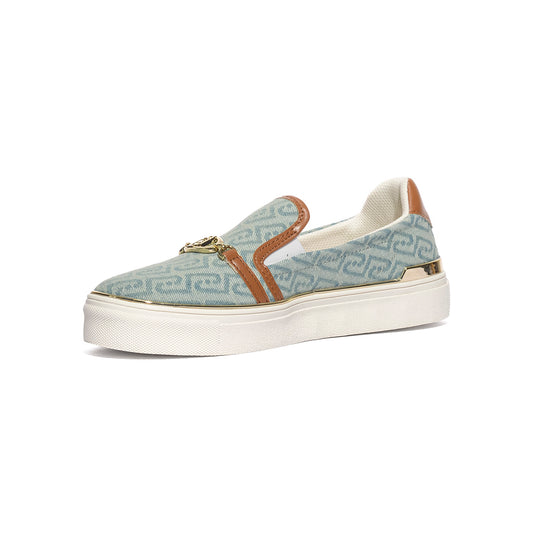 LIUJO BA6061TX523S3993 DENIM SADDLE Slip-on Donna 