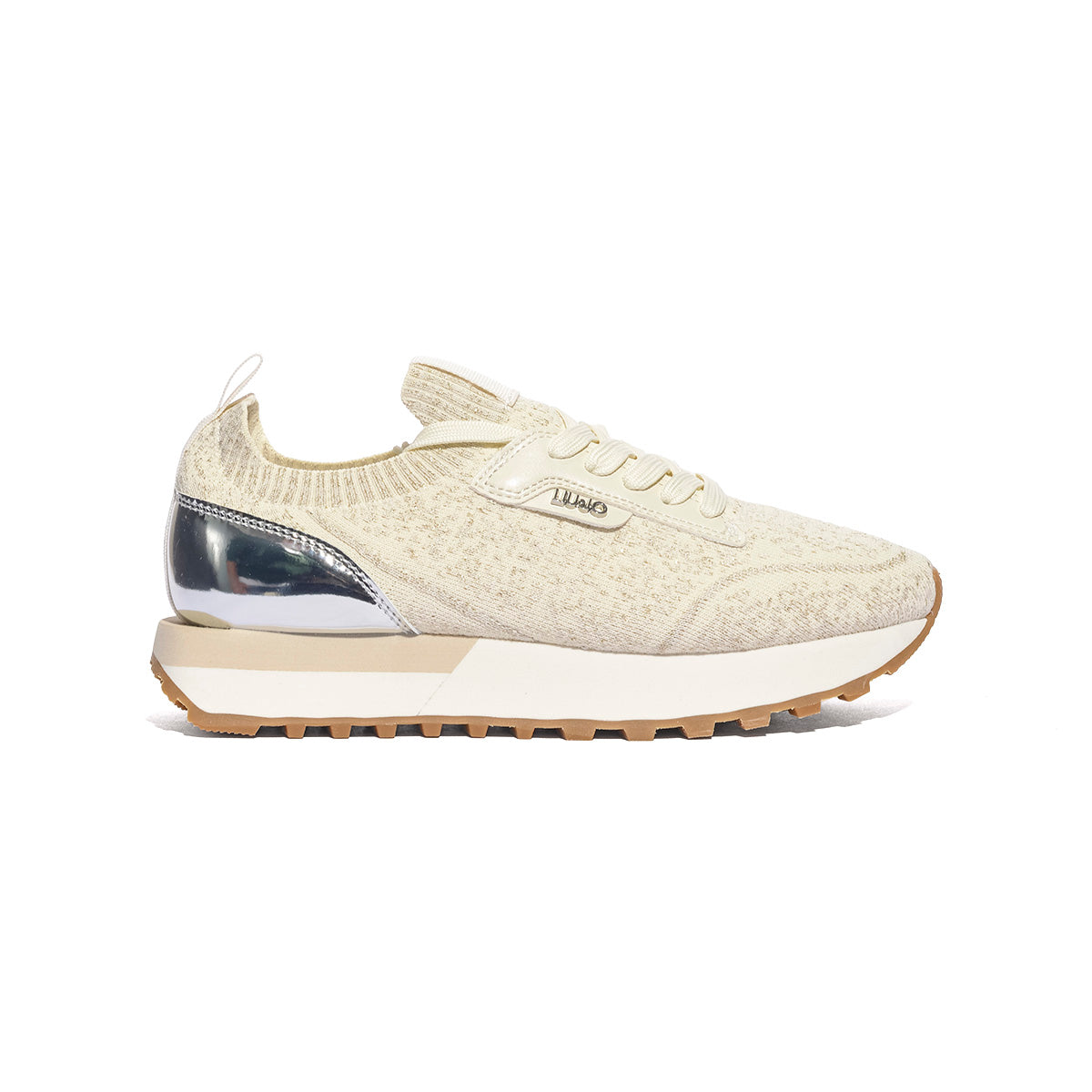 LIUJO BA6067TX525S1400 METALLIC MILK Sneakers Donna 